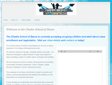 Tablet Screenshot of chaskaschoolofdance.com